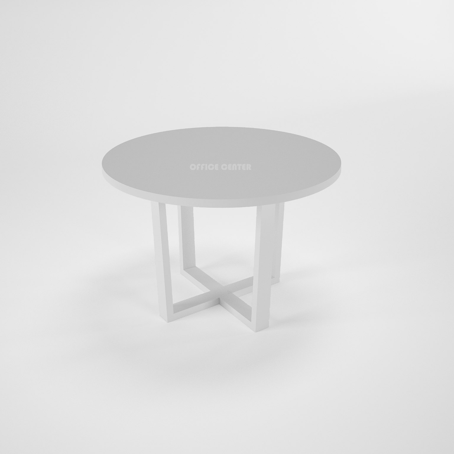 white-round-meeting-table