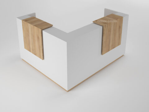 L-shaped-wooden-reception-desk