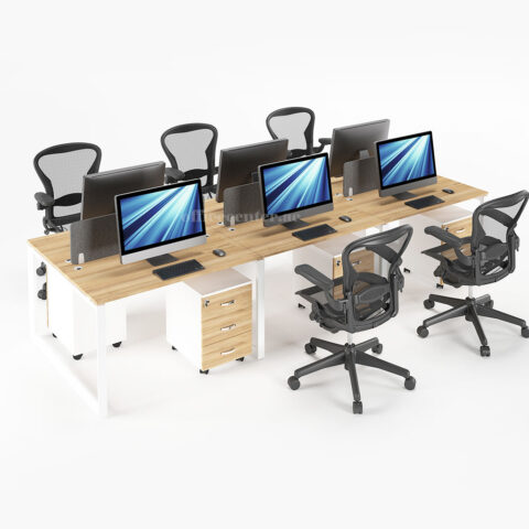Gem Series S2 6cluster Workstation Desk