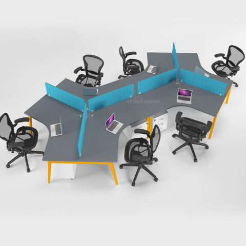 Rafael 6Cluster Workstation Desk