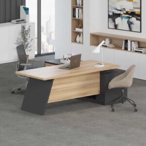 Modern Executive Office Desk wooden finish