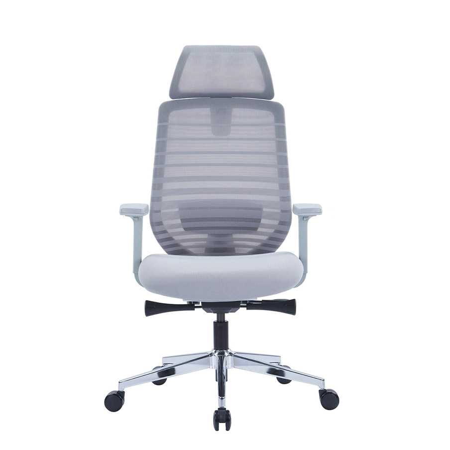 Arrow High Back Executive Chair Mesh & Fabric Grey