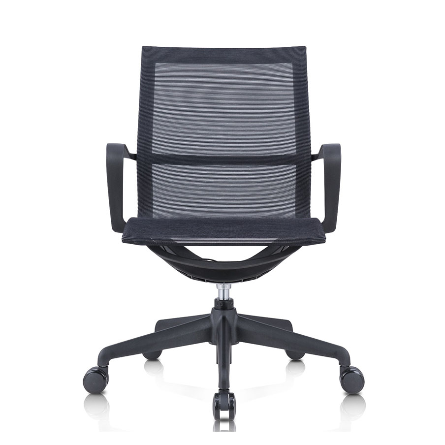 Bay Black Meeting Chair
