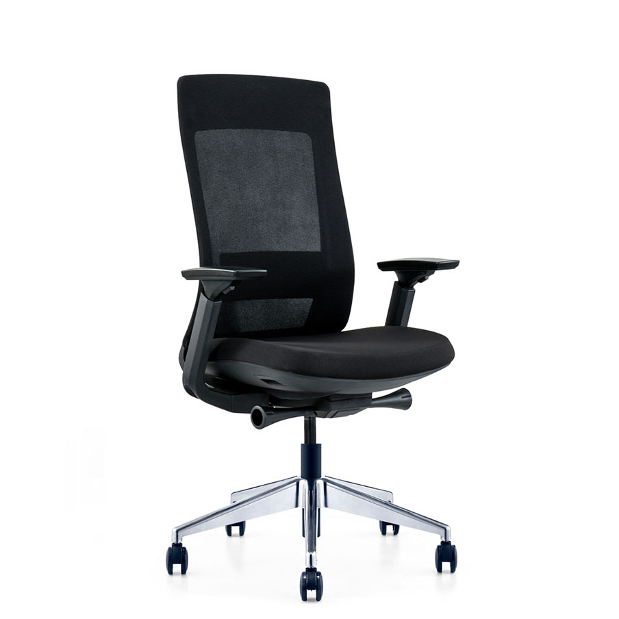 Exotic Black Mesh Office Chair with Arms