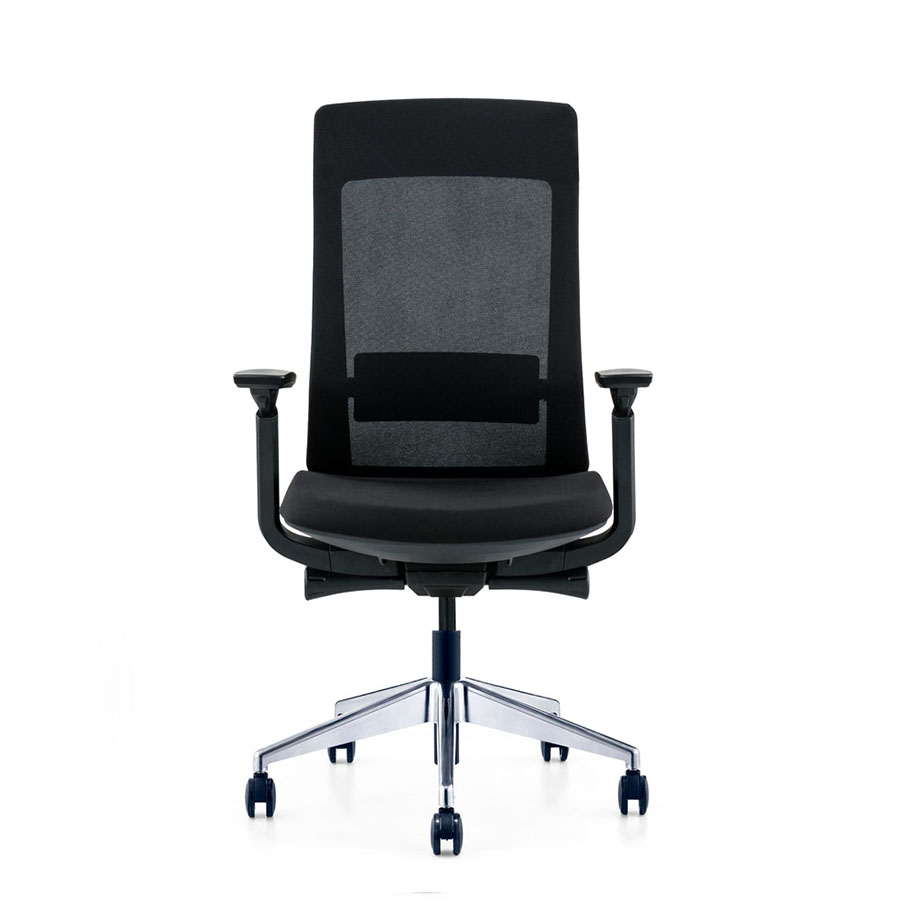 Exotic Black Mesh Office Chair with Arms