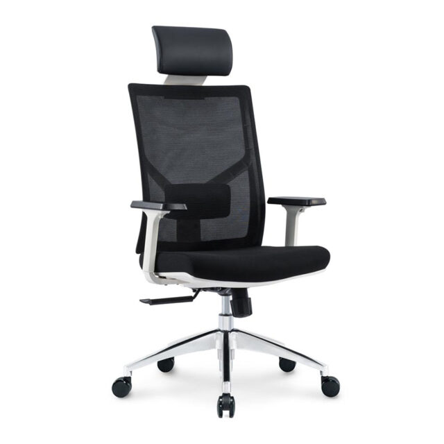 Orion White Frame Executive Chair 01