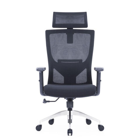 Solar Executive Swivel Chair | High Back Office Chair | Adjustable Lumbar Support | One Position Lock Mechanism