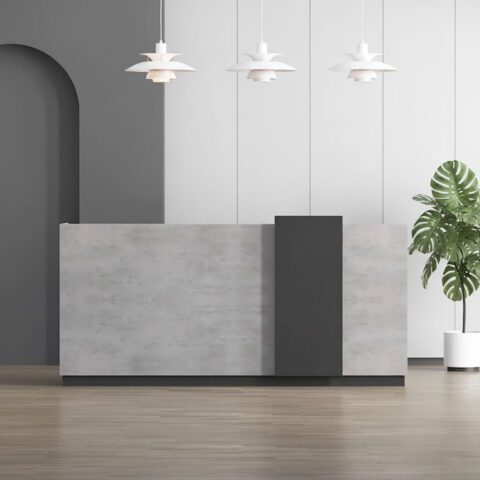 Noble Reception Desk – Elegant Front Desk for Dubai Offices