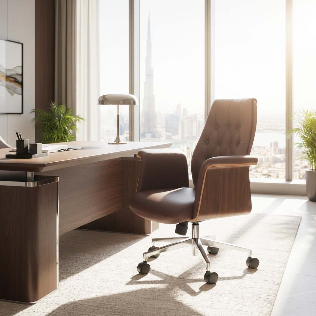 leather office chairs dubai