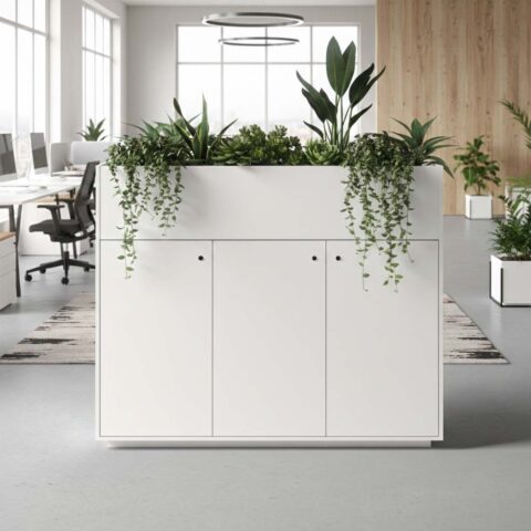 Orgo planter cabinet for office – 3 Door