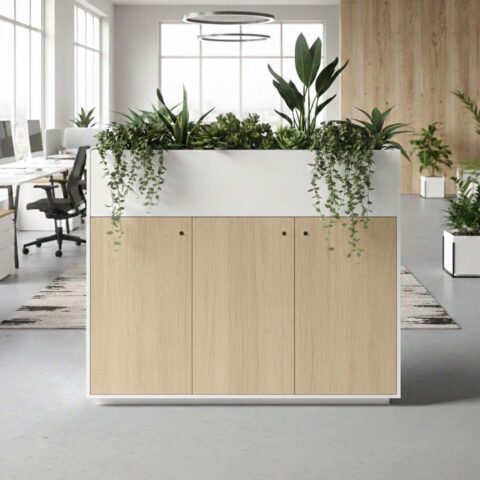 Orgo planter cabinet for office – 3 Door